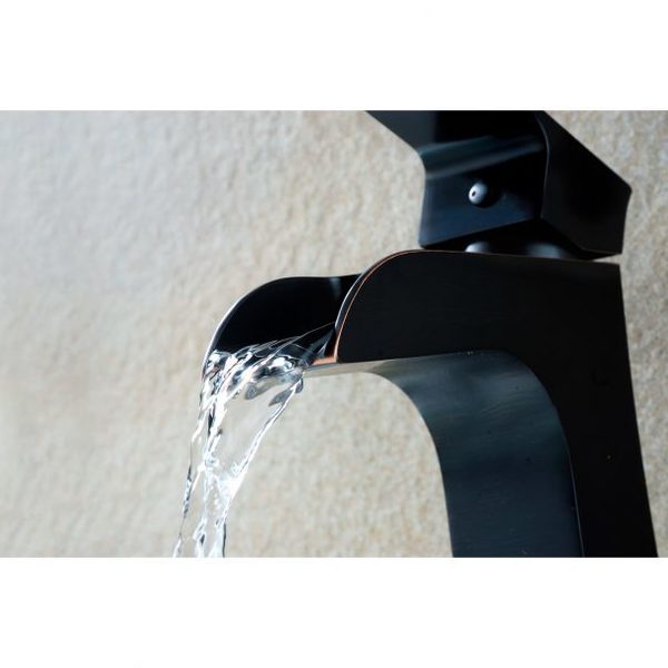 Anzzi Forza Low-Arc Bathroom Faucet in Oil Rubbed Bronze L-AZ019ORB